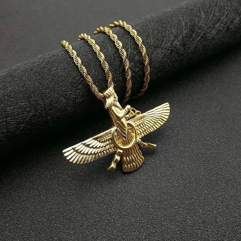 BowLift | Zoroastrian Faravahar / Ahura Mazda Pendant Necklaces