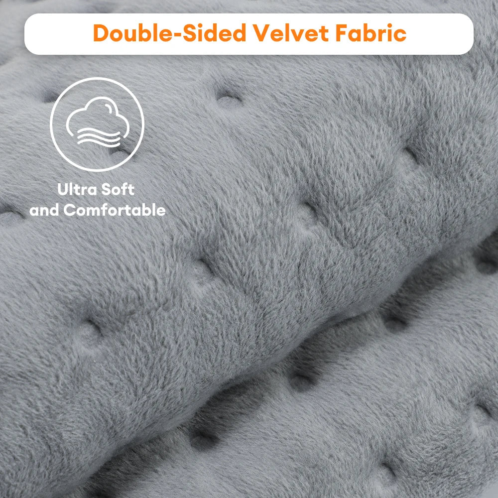 BowLift | ThermaEase Electric Heating Pad | 9 Temperature Levels & 4 Timer Modes | 30×60 cm | Washable & Quick Heating | For Back, Stomach & Legs