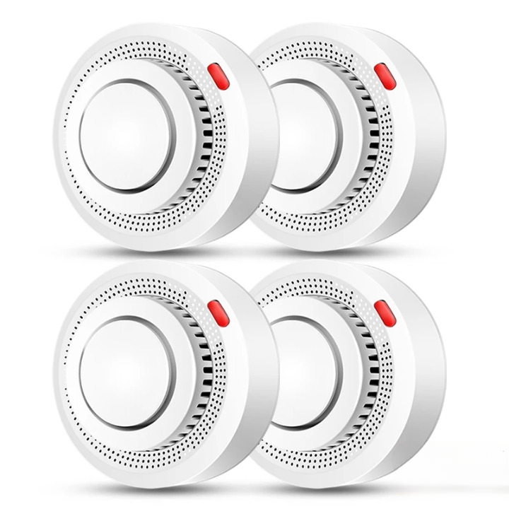 Smart WiFi smoke detector with 85 dB – SafeSense