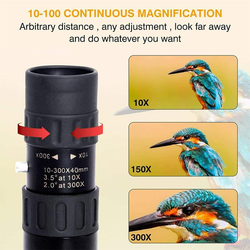 Skanto | 10-300X Zoom Binoculars for Mobile Phone