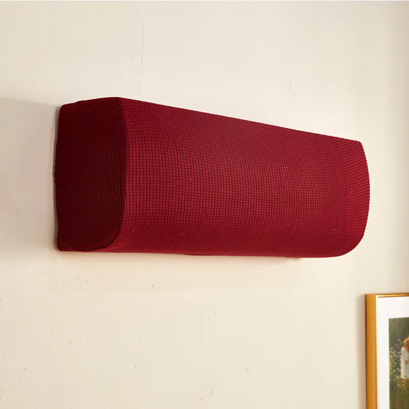 Skanto | Polar Fleece Air Conditioner Cover: Wall-Mounted Dustproof Protection, Easy-Clean Polyester AC Cover for Home Use