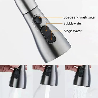BowLift | Kitchen faucet with pull-out spout – Brushed Nickel