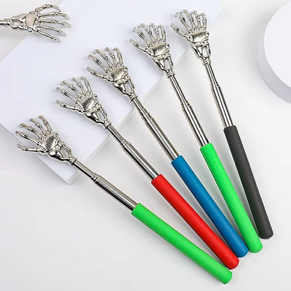 BowLift | Stainless Steel Telescoping Back Scratcher and Massager for People and Pets