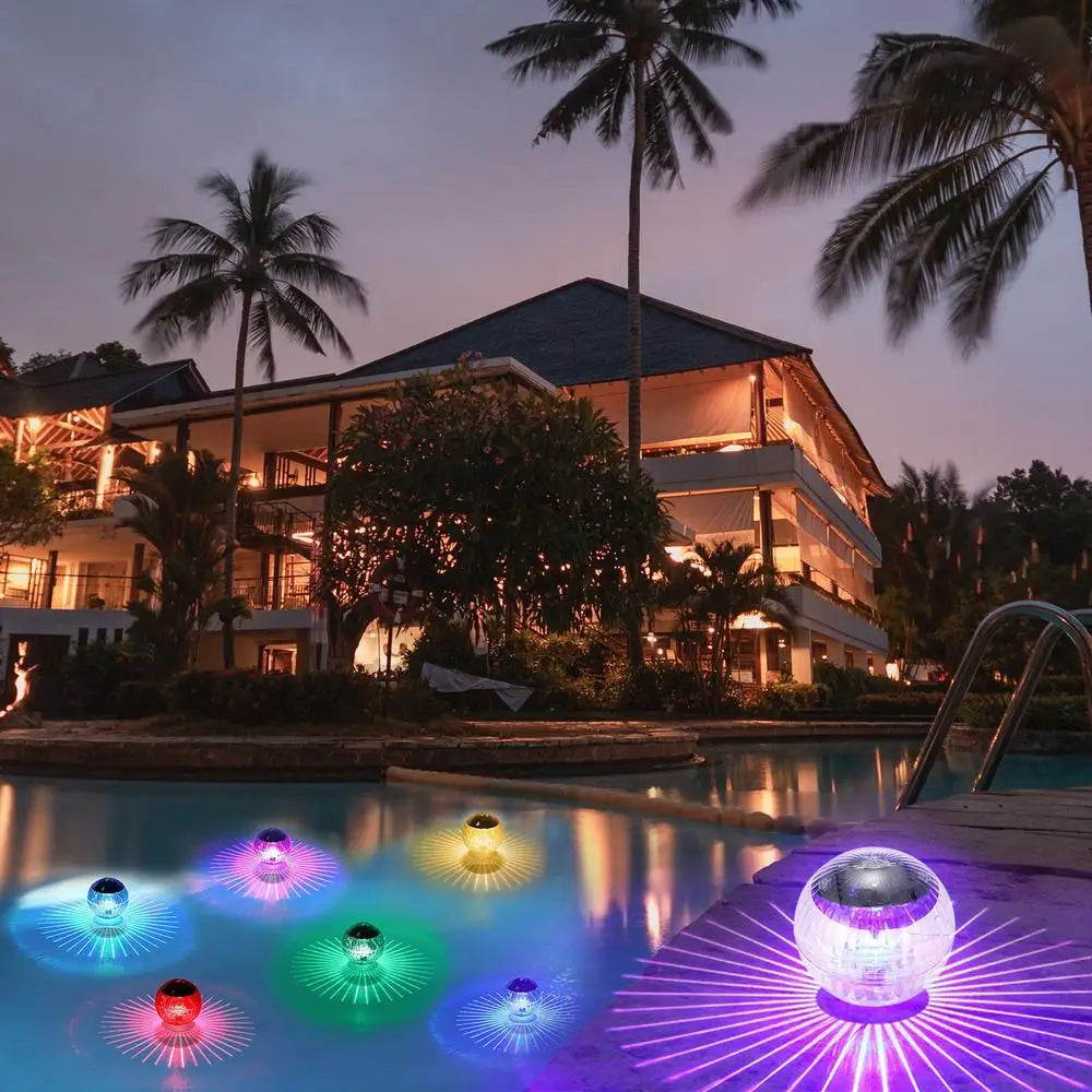 Skanto | Solar LED Garden Spheres – Waterproof Solar Lights for Outdoor Decoration and Pond Lighting