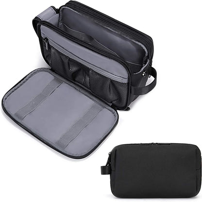 Skanto | Gentrax Toiletry Bag Men | Water-Resistant & Large | Durable Travel Organizer with Wet Compartment | Dopp Kit for Shaving & Grooming