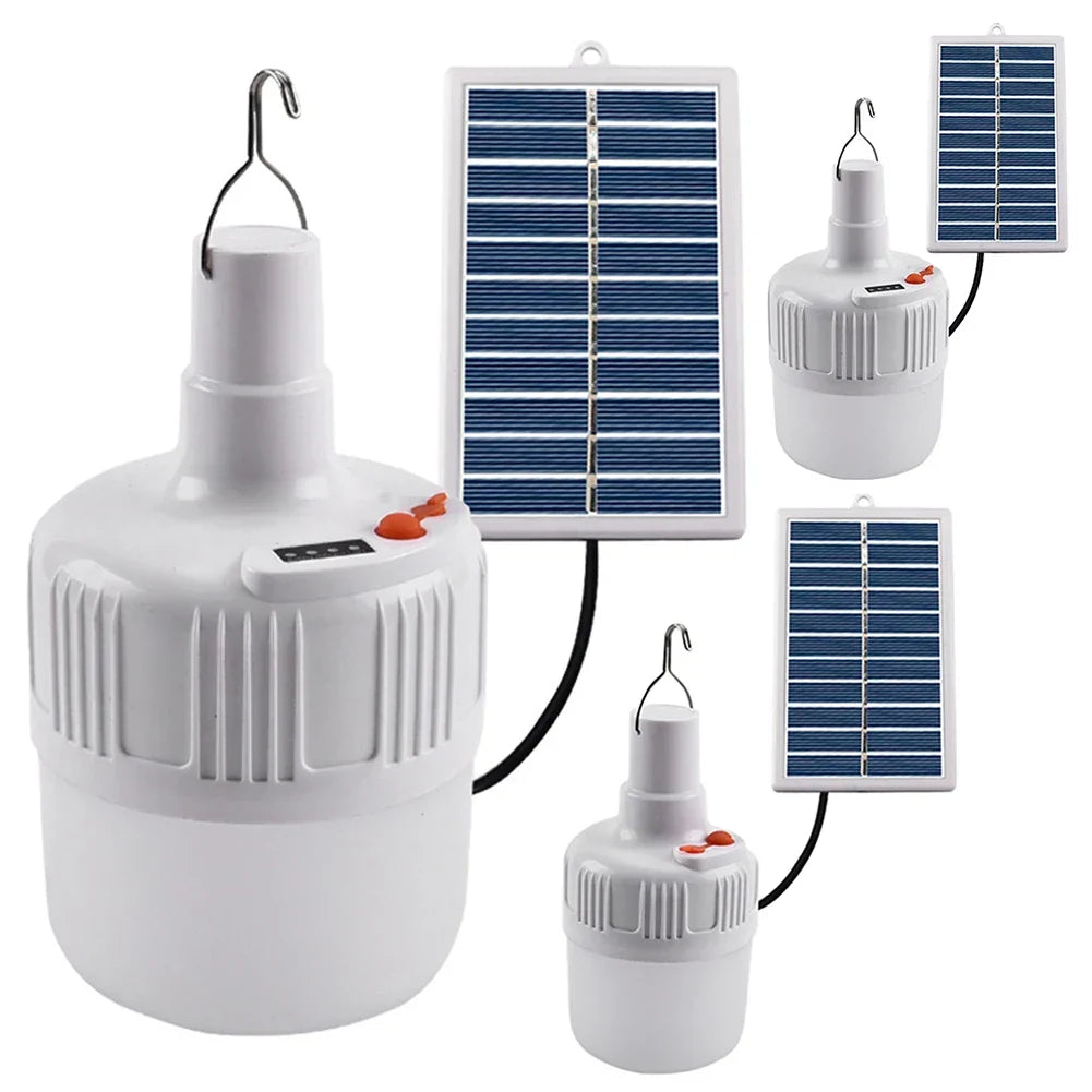 BowLift | Solanite Solar LED Hanging Lamp | 6–12 Hrs. Light | Rechargeable & IP65 Waterproof | For Camping, Garden & Emergencies