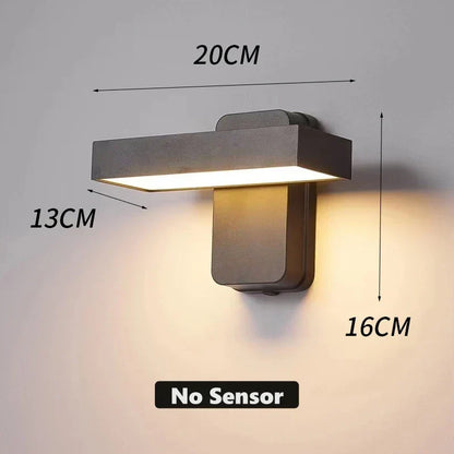 Skanto | Skanto VarioLux LED Outdoor Wall Light | Motion Sensor & IP65 | Rotatable | 30-50 cm