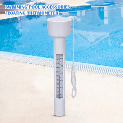 BowLift | THERMAVIA Pool thermometer | Floating water thermometer 0–50 °C | For pool, hot tub, spa & thermal bath | Waterproof & easy to read