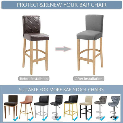 Stretch Trek Bar Stool Cover