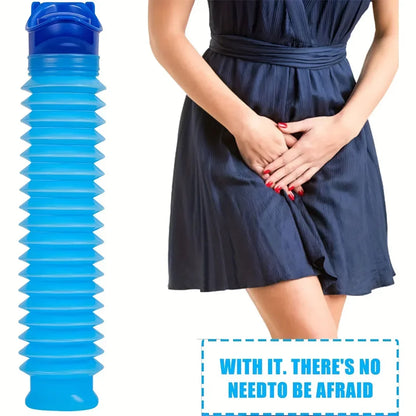 Skanto | Ansblue 750ML Portable Urinal - Foldable & Compact for Travel, Camping & Hiking, Suitable for Women, Men & Children