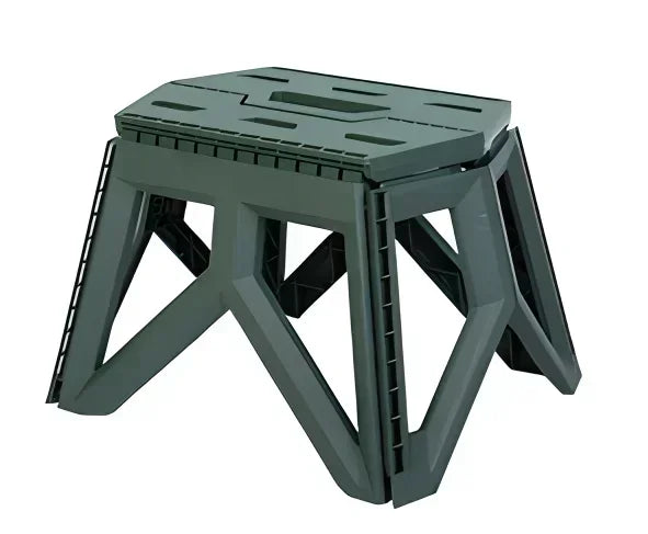 BowLift | CampFold Folding Stool | Foldable Outdoor Stool | High Load Capacity | Compact & Weatherproof