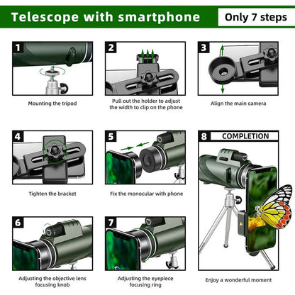 BowLift | Professional High Power Monocular Telescope