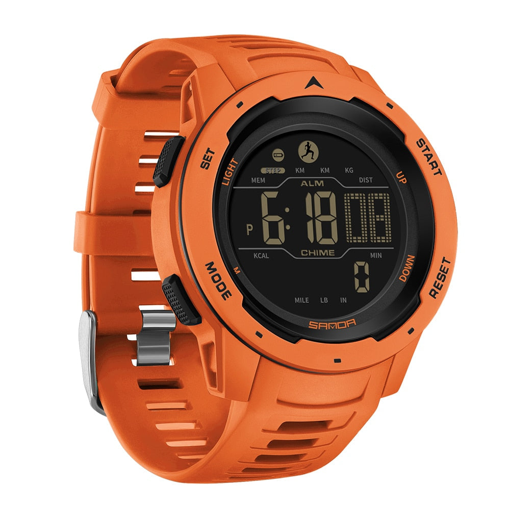 BowLift | Waterproof Military Pedometer Digital Watch