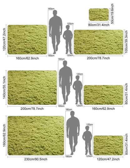 BowLift | Fluffy Ultra Soft Non-Slip Rug with Memory Foam Cushion