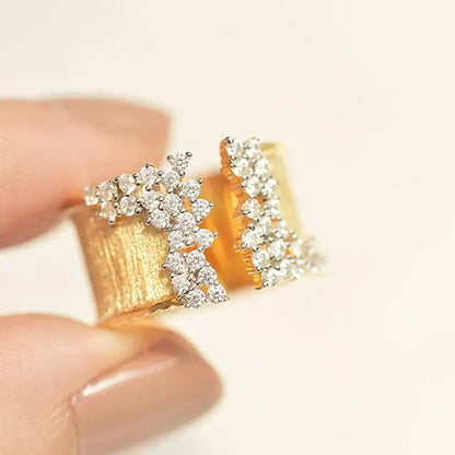 BowLift | Bold Diamond Sparkle Open Ring