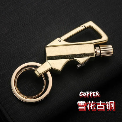 BowLift | FlareKey – Multifunction Keychain Lighter | Windproof Kerosene Lighter for Outdoor & Everyday Use
