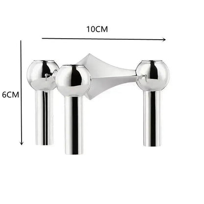 Sandsberg | Metal candle holder | Molecular Nordic design | Multiple colors