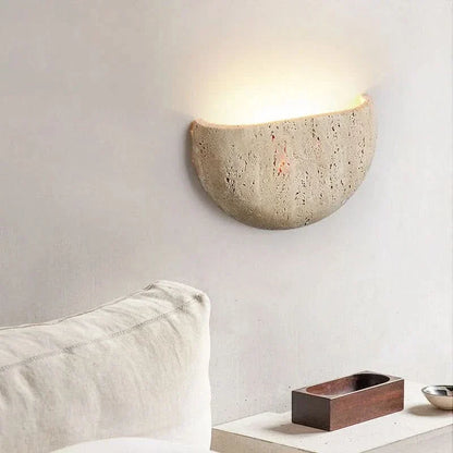 BowLift | Stone Wall Lamp – Retro Wabi-Sabi LED Light