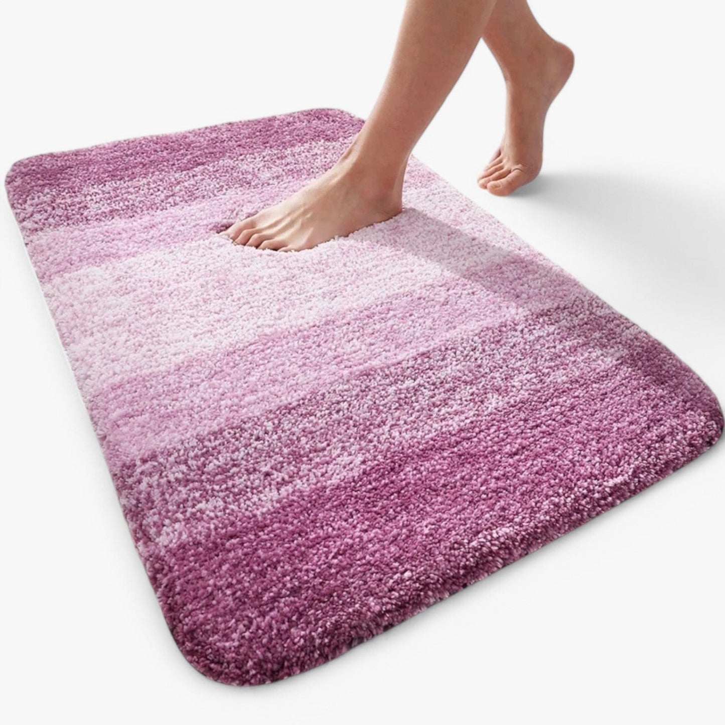 BowLift | Super Absorbent Anti-Slip Bath Mat – Quick Drying Bathroom Rug for Dry Feet
