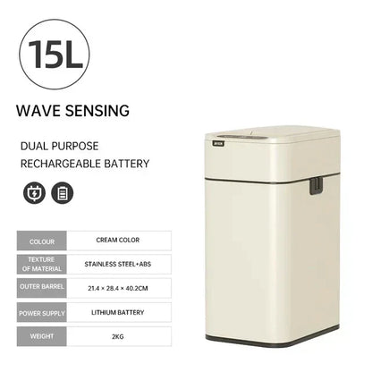 BowLift | Smart Stainless Steel Automatic Sensor Trash Bin