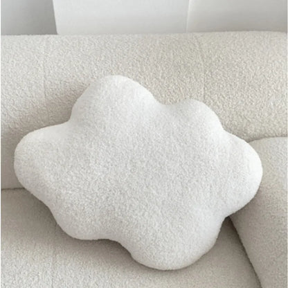 Nordic Bouclé Abstract Cushion – Minimalist Plush Pillow | Bowlift