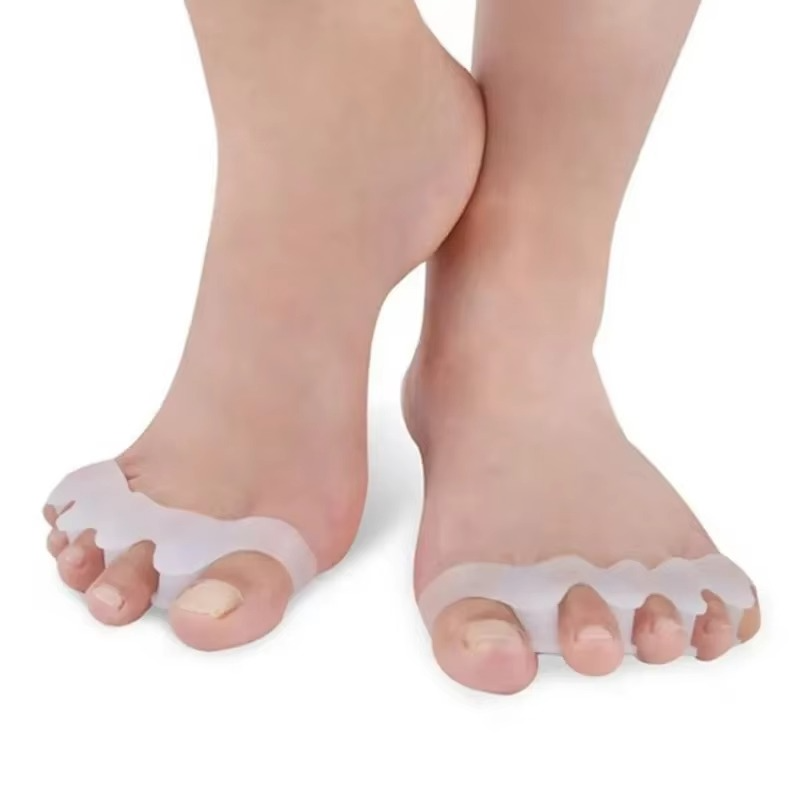 BowLift | Soft Silicone Toe Separators for Bunion Relief and Alignment, 1 Pair