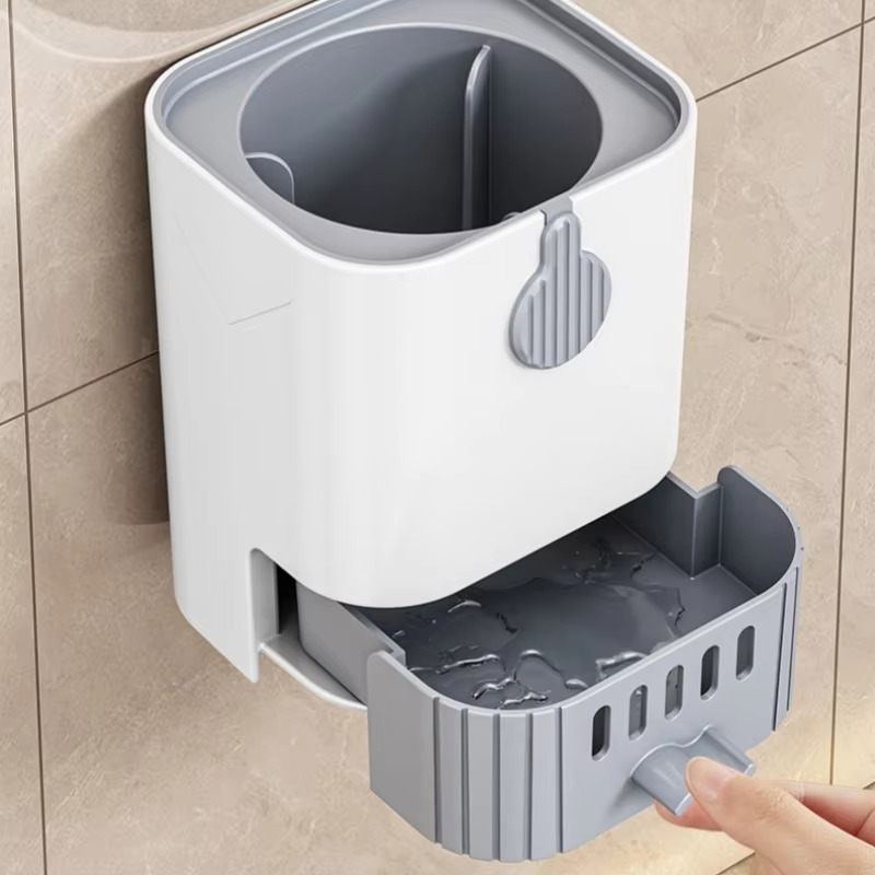 BowLift | Wall-Mounted Flexi-Handle Toilet Brush with Modern Holder