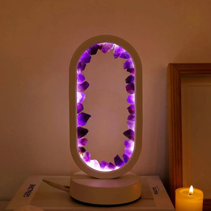 BowLift | Natural Amethyst Crystal Lamp for Relaxation
