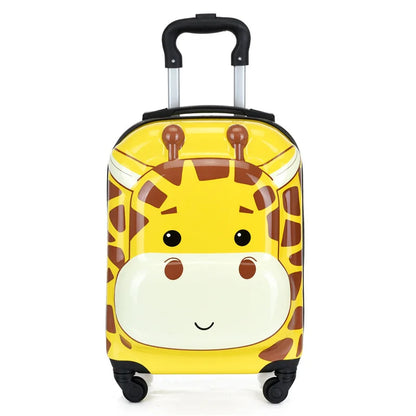 Sydney Kids Suitcase – 3D Animal Trolley with 360° Wheels and Adjustable Handle | Lightweight & Shockproof | Bowlift