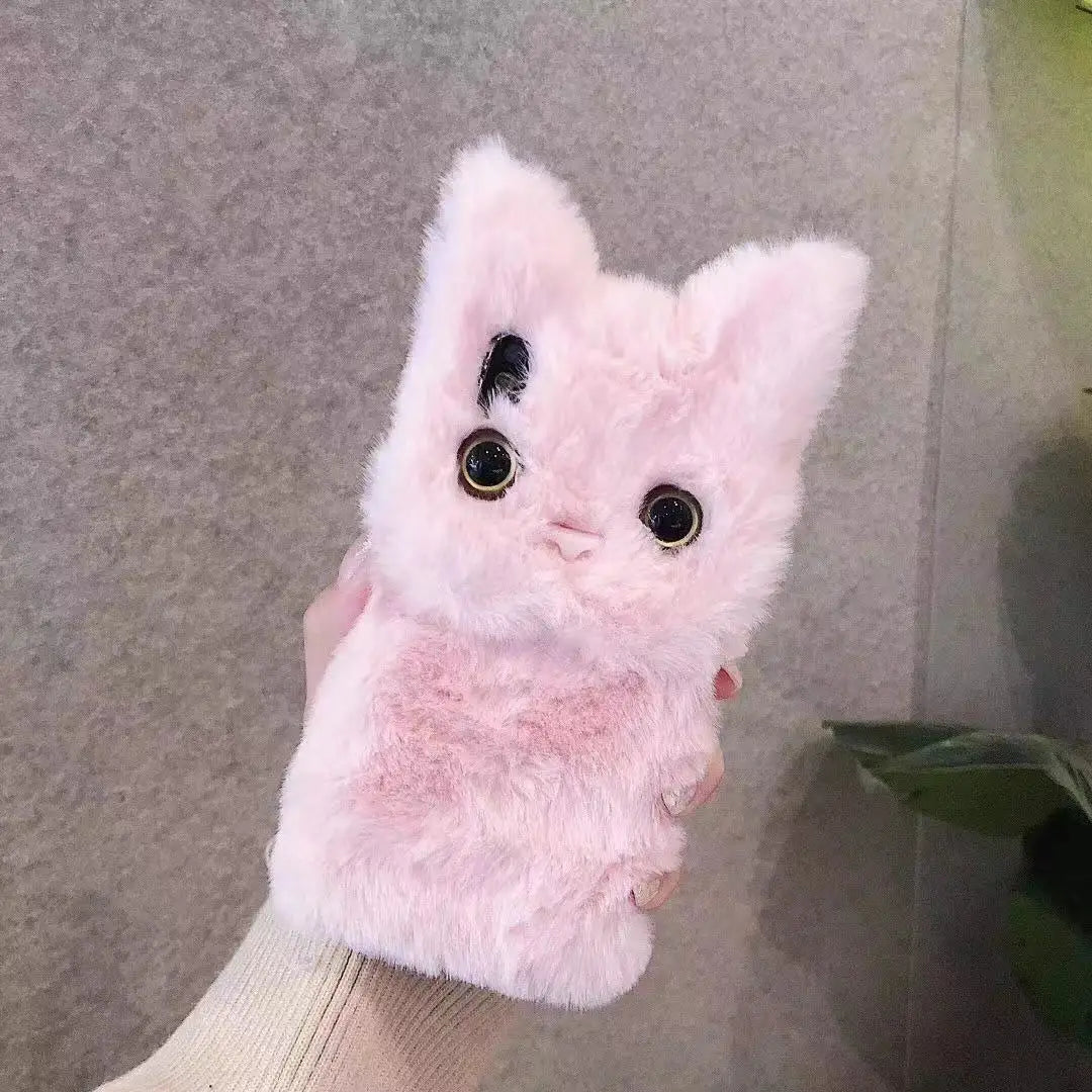 Skanto | Fluffy Cat Warm Plush iPhone Case