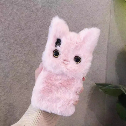 Skanto | Fluffy Cat Warm Plush iPhone Case