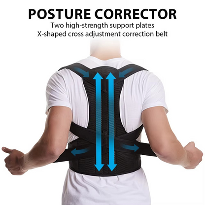 BowLift | Adjustable Back Brace Posture Corrector for Men and Women, Lumbar and Shoulder Support for Better Alignment