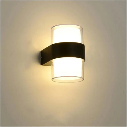Brehn | AuroBeam LED Outdoor Wall Light | Waterproof IP65 | Modern Design for Balcony, Garden & Entrance | 9W / 18W