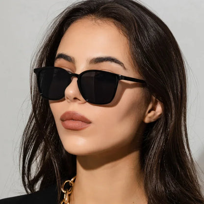 Skanto | Vintage Square Sunglasses Mirror Retro Shade for Women