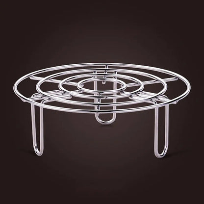 Skanto | 304 Stainless Steel Kitchen Steamer Rack - Durable Pot Steaming Trivet for Cookware