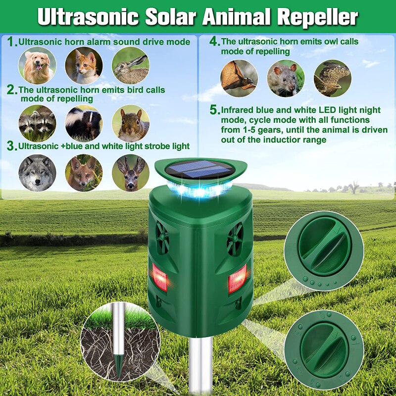 Karnz | Solar Ultrasonic Repeller
