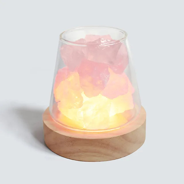 Himalayan Salt Lamp - Crystal Night Light & Essential Oil Diffuser