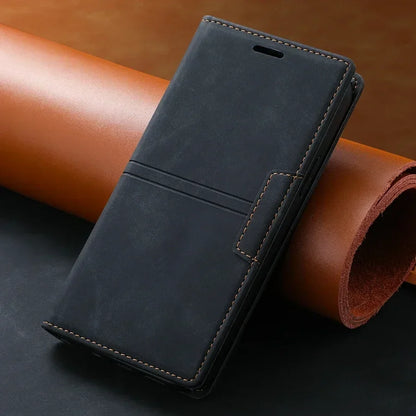 Skanto Leather Wallet Case Flip Cover - Google Pixel