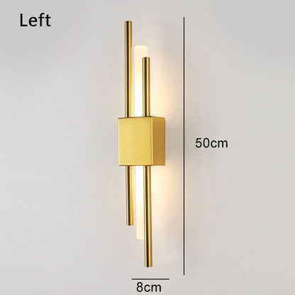 Nordic LED Wall Lamp – Contemporary Wall Sconce for Bedroom, Staircase, and Living Room | Kalsten