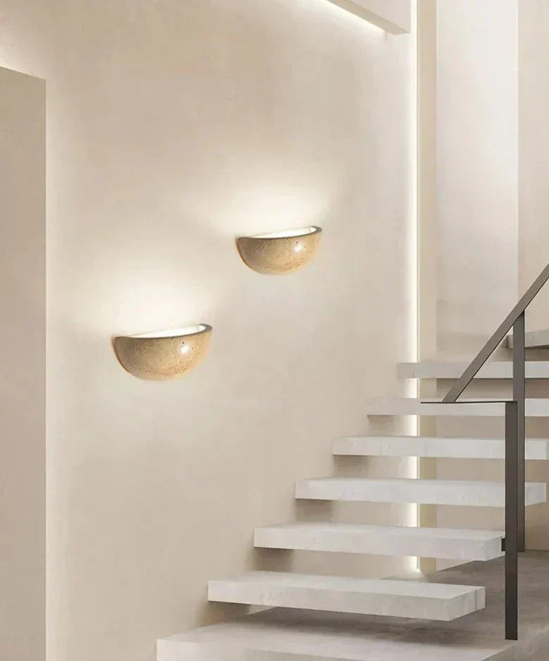 Skanto | SabiGlow - Organic Stone Wall Light