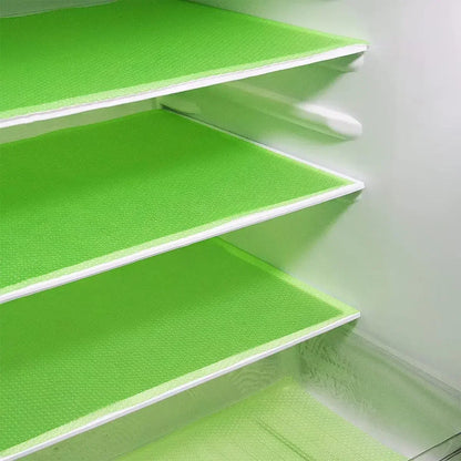 BowLift | FridgeGuard 4-piece set fridge mats | EVA material | Washable, mold resistant & anti-oil | For fridge, drawers & shelves
