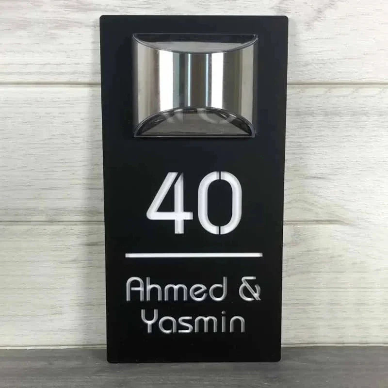 Skanto | Solar House Address Sign Light
