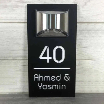 Skanto | Solar House Address Sign Light