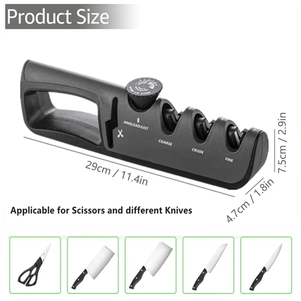 Skanto | 4-in-1 Professional Knife Sharpener (1+1 Free) - EdgeSharp