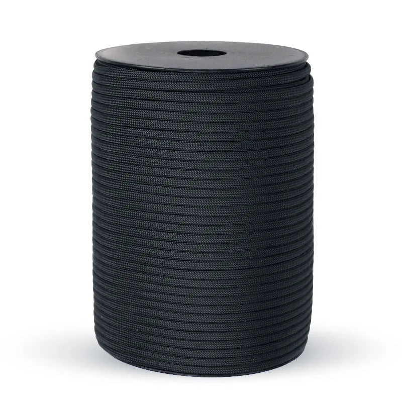 Skanto | 550 Military Standard Paracord Rope: 100m 4mm Outdoor Survival Gear for Parachute, Tent, Lanyard, Belt - 9-Core Cord for Camping & Emergencies