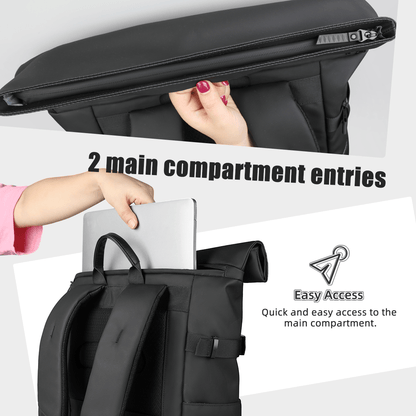 Skanto | Expandable Outdoor Backpack with Large Volume and Laptop Compartment