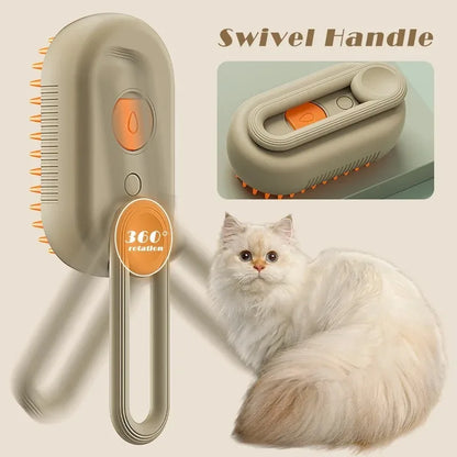 PawGroom Pro 3-in-1 Steam Brush for Pets Bowlift