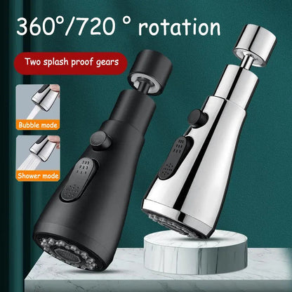 HydroFlex360 Kitchen Faucet Attachment with 360° Rotation | Karnz