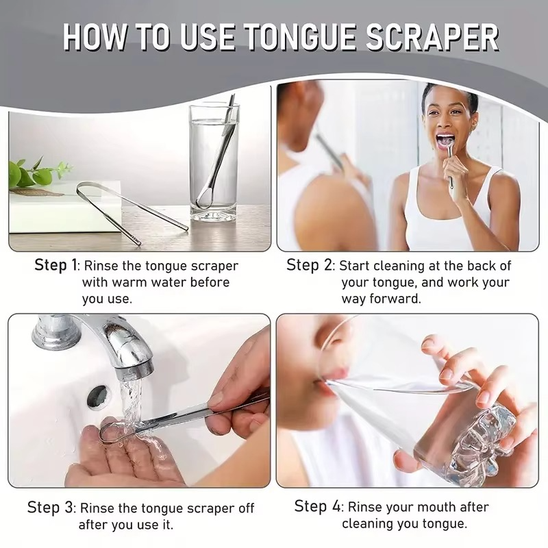 BowLift | Stainless Steel Tongue Cleaner for Optimal Oral Hygiene