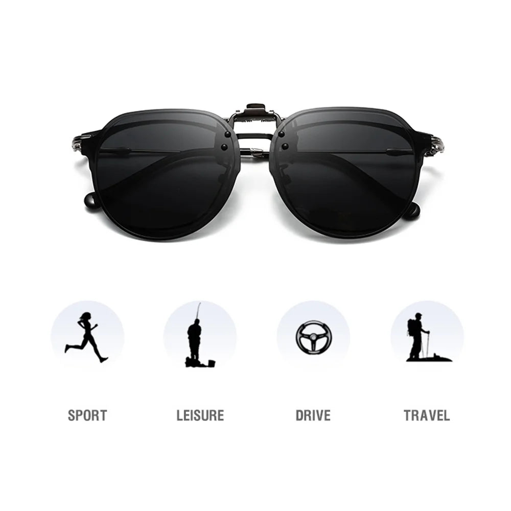Polarized Clip-On Sunglasses | Karnz